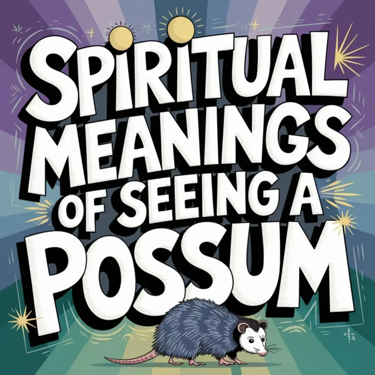 Spiritual Meanings of Seeing a Possum: 13 Surprising Insights