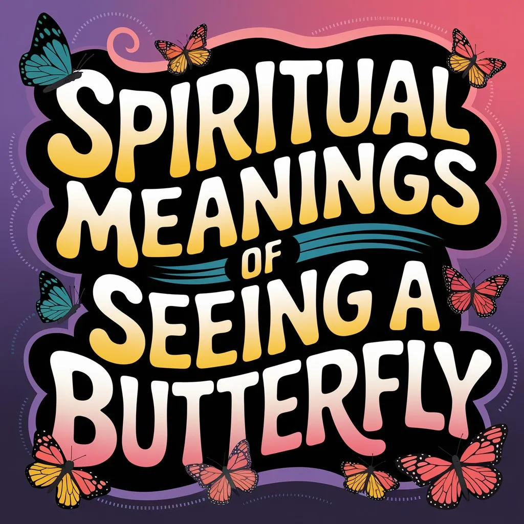 Spiritual Meanings of Seeing a Butterfly: 14 Inspiring Messages