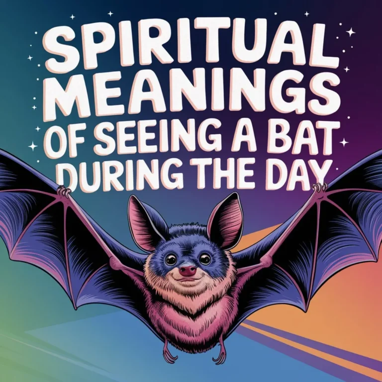 Spiritual Meanings of Seeing a Bat During the Day: 15 Life-Changing Insights