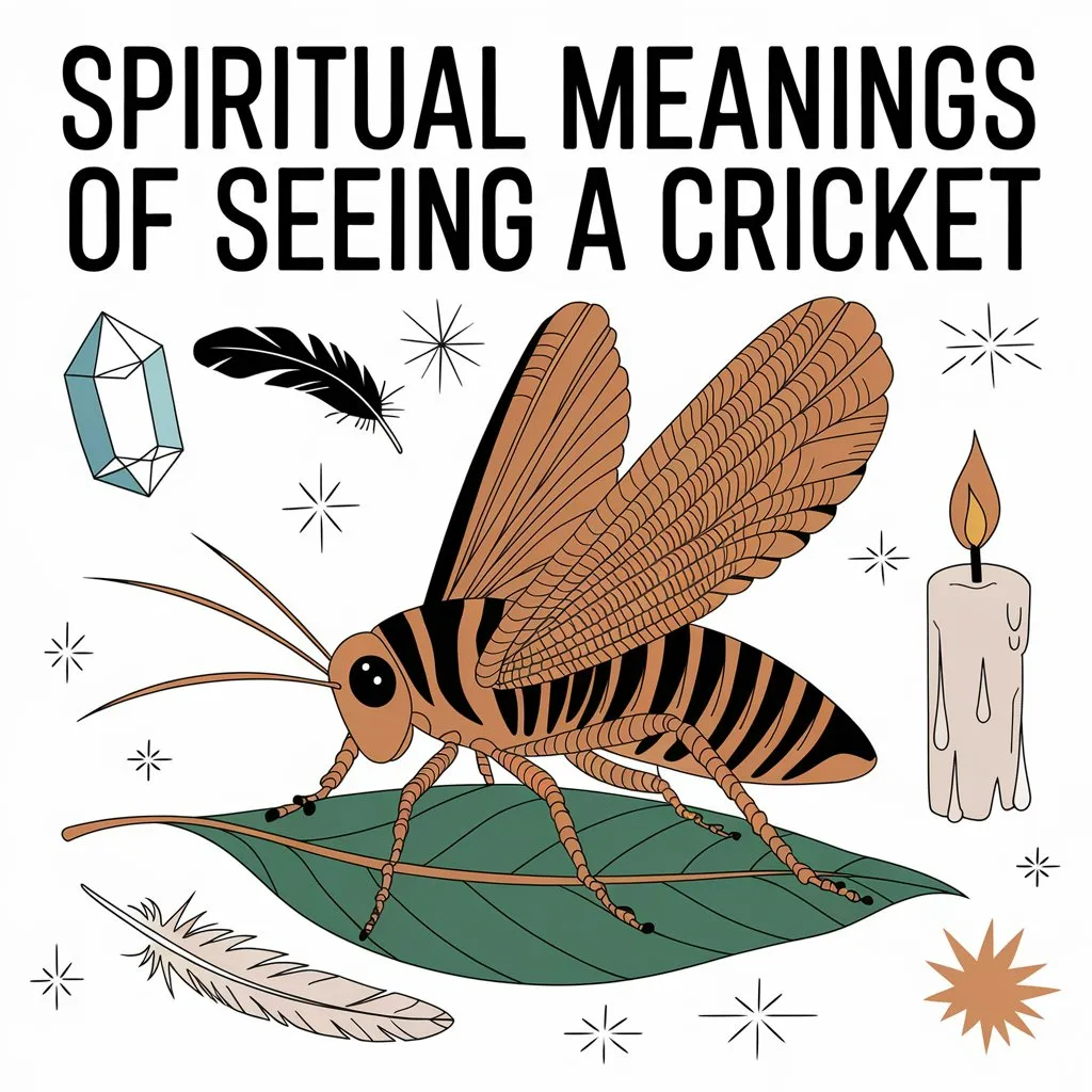 Spiritual Meanings of Seeing a Cricket: 12 Chirping Messages of Joy Explained