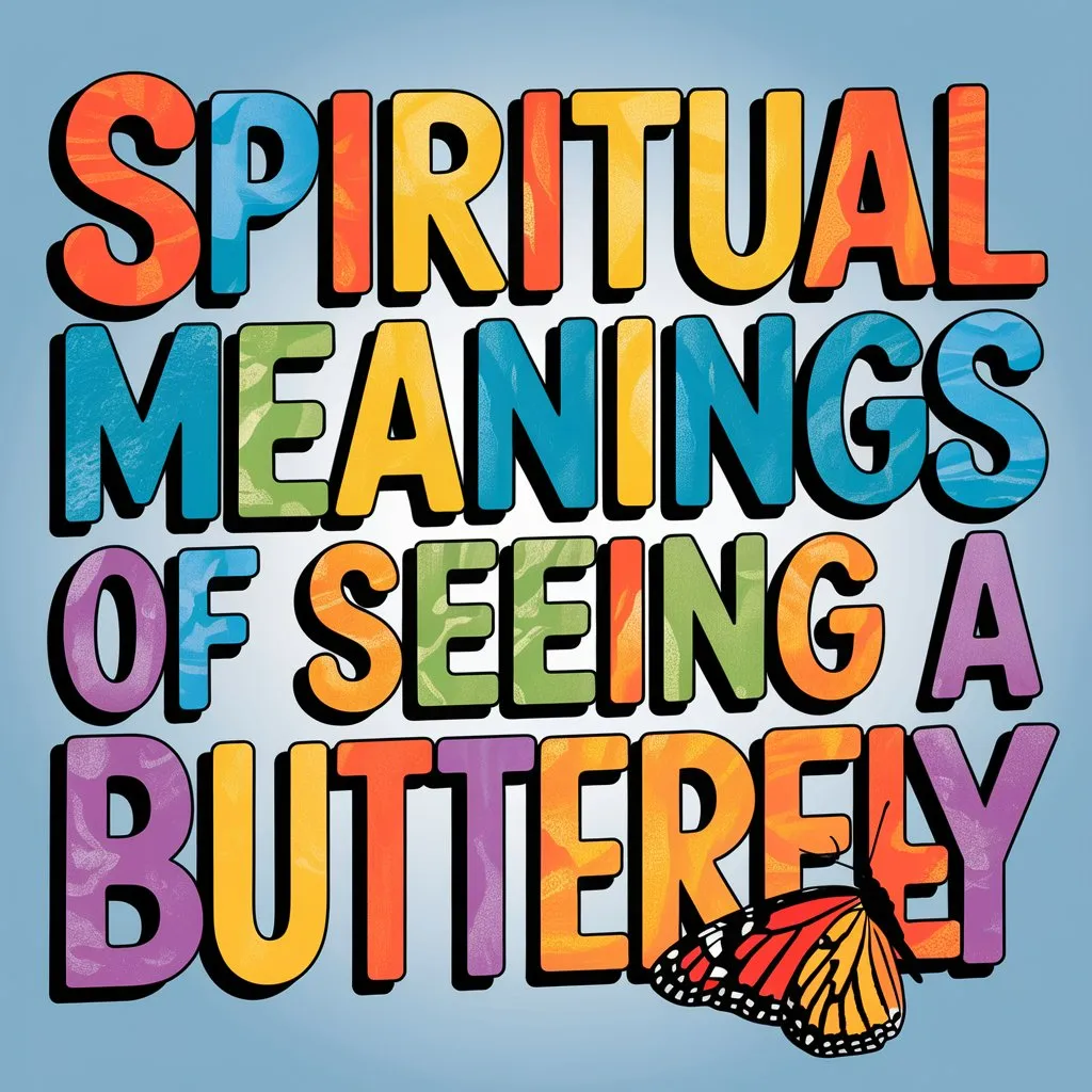 Spiritual Meanings of Seeing a Butterfly: 14 Inspiring Messages