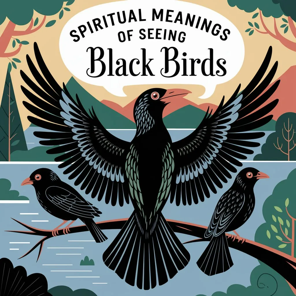 Spiritual Meanings of Seeing Black Birds: 11 Mysterious Symbolisms