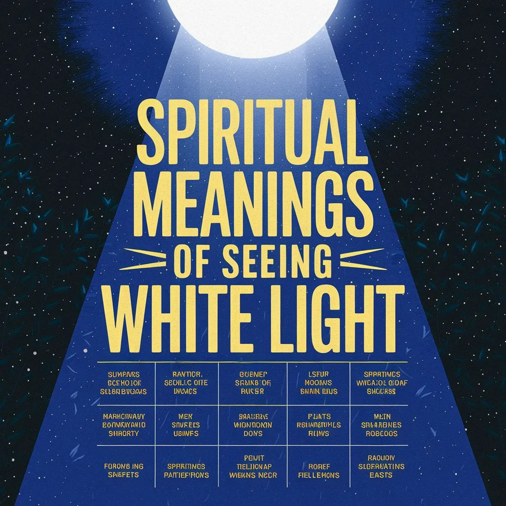 Spiritual Meanings of Seeing White Light: 12 Illuminating Truths and Guidance Revealed