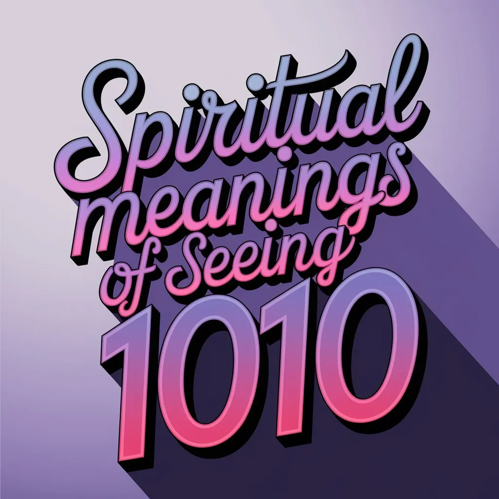 Spiritual Meanings of Seeing 1010: 13 Angelic Numerology Codes Decoded