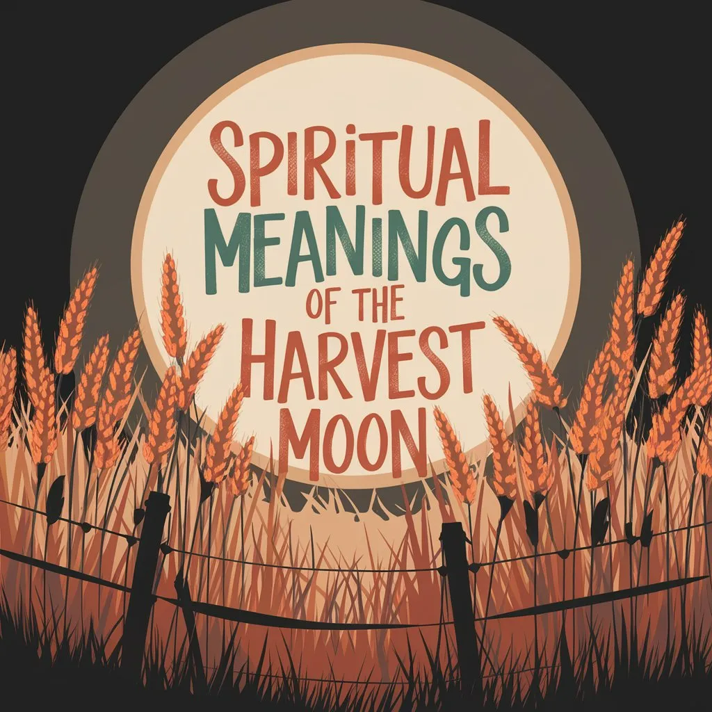 Spiritual Meanings of the Harvest Moon: 13 Symbolisms Explained