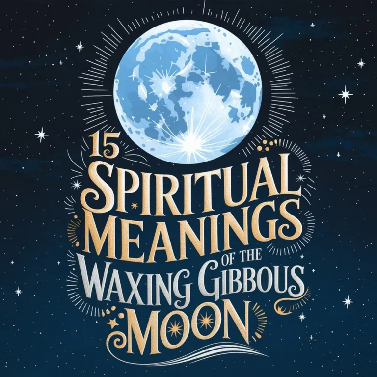 15 Spiritual Meanings of the Waxing Gibbous Moon