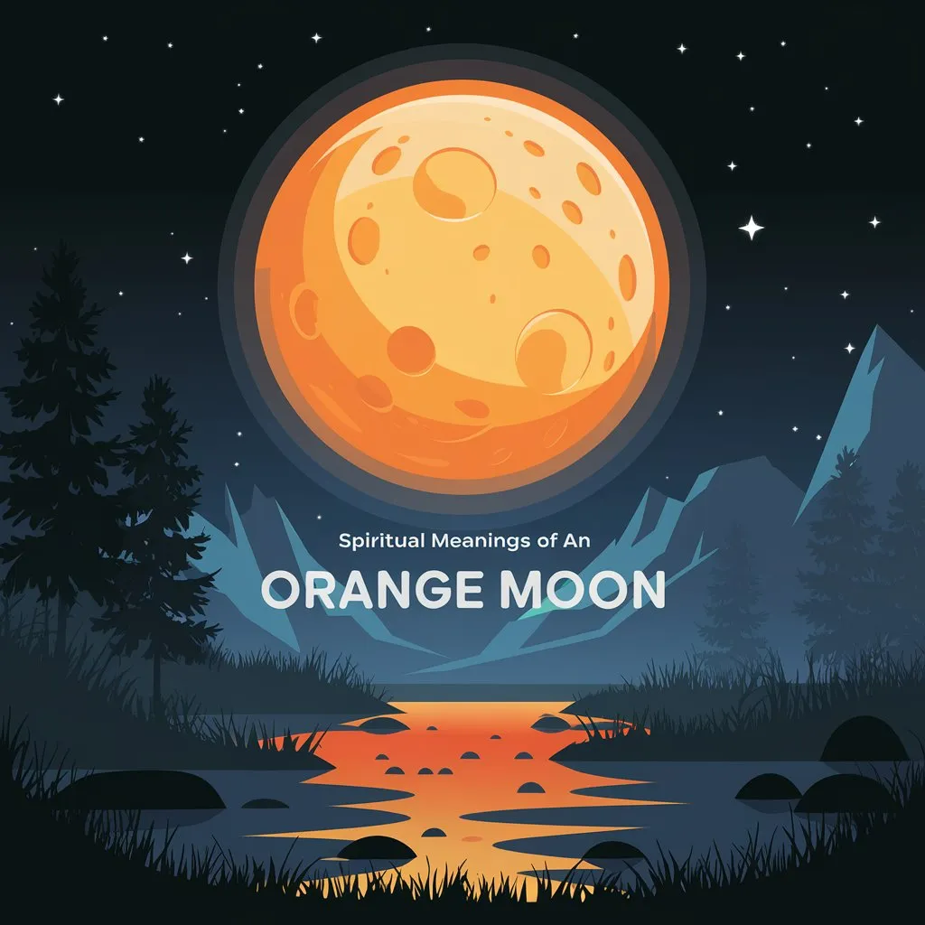 Spiritual Meanings of an Orange Moon: 11 Symbolism Revealed