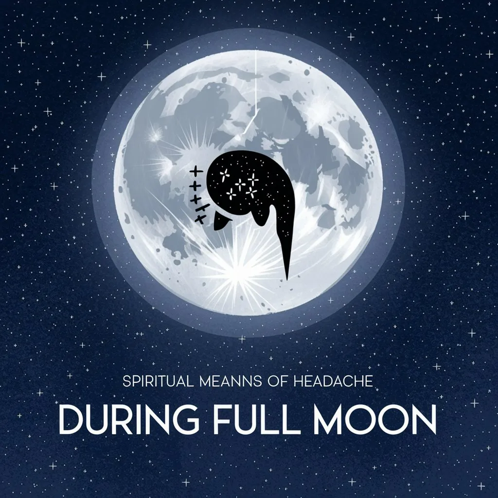 12 Spiritual Meanings of Headache During Full Moon