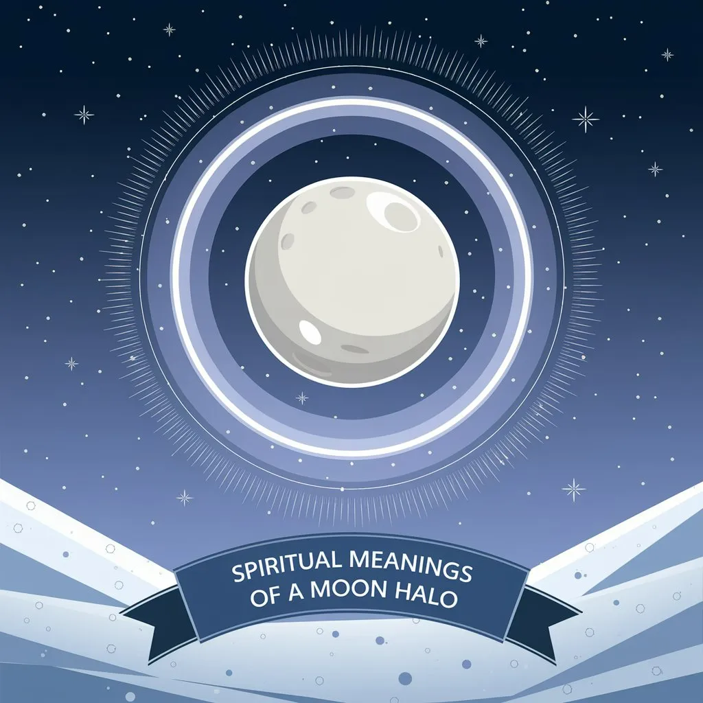 Spiritual Meanings of a Moon Halo: 12 Insights Explained