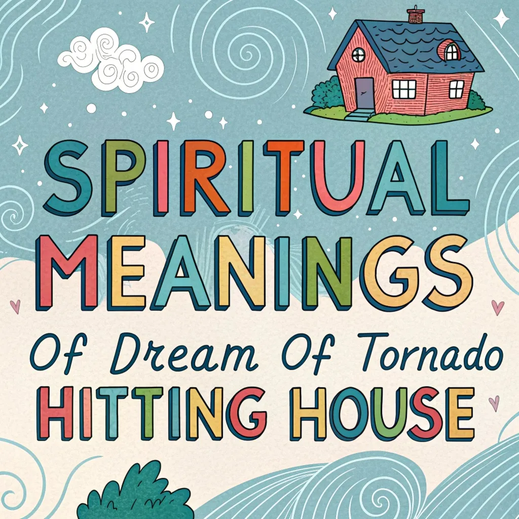 Spiritual Meanings of Dream of Tornado Hitting House: 12 Messages