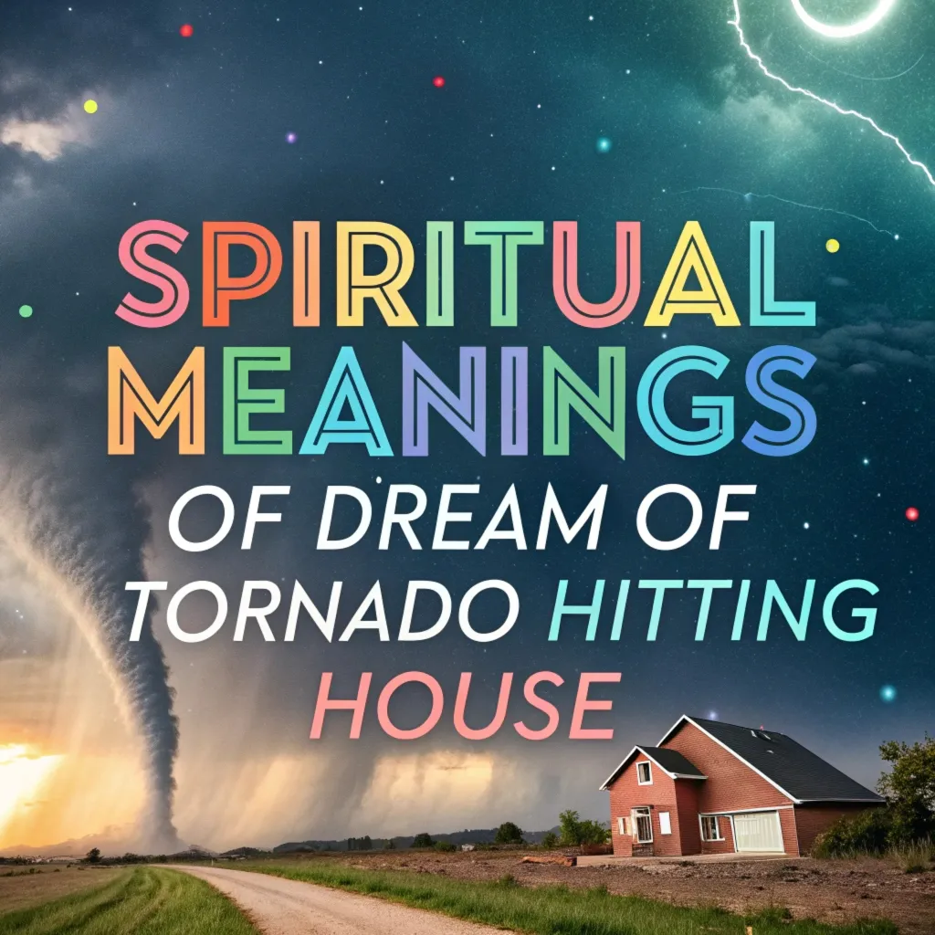 Spiritual Meanings of Dream of Tornado Hitting House: 12 Messages