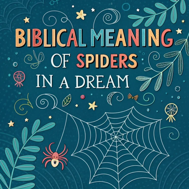 Biblical Meaning of Spiders in a Dream: 11 Interpretations