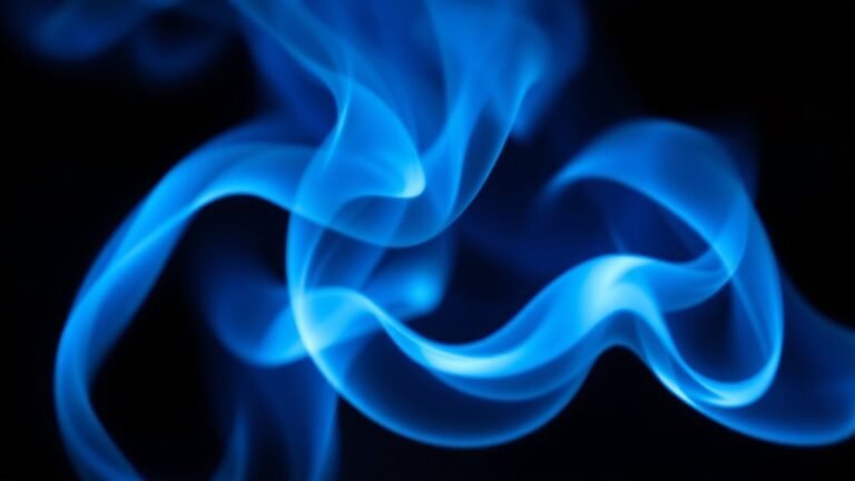 blue flames signify divine guidance