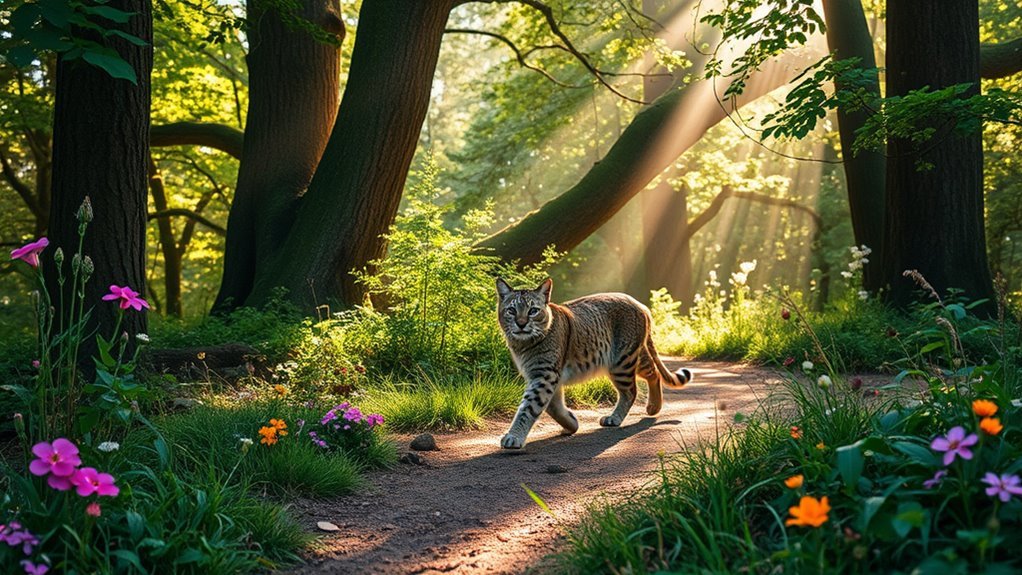 bobcat path crossing significance