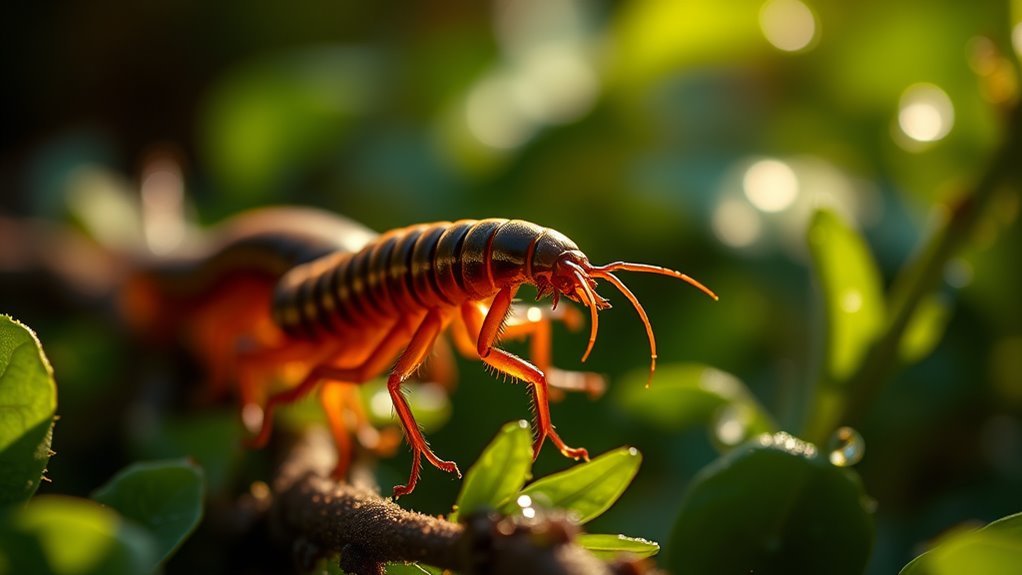 centipedes symbolize spiritual messages