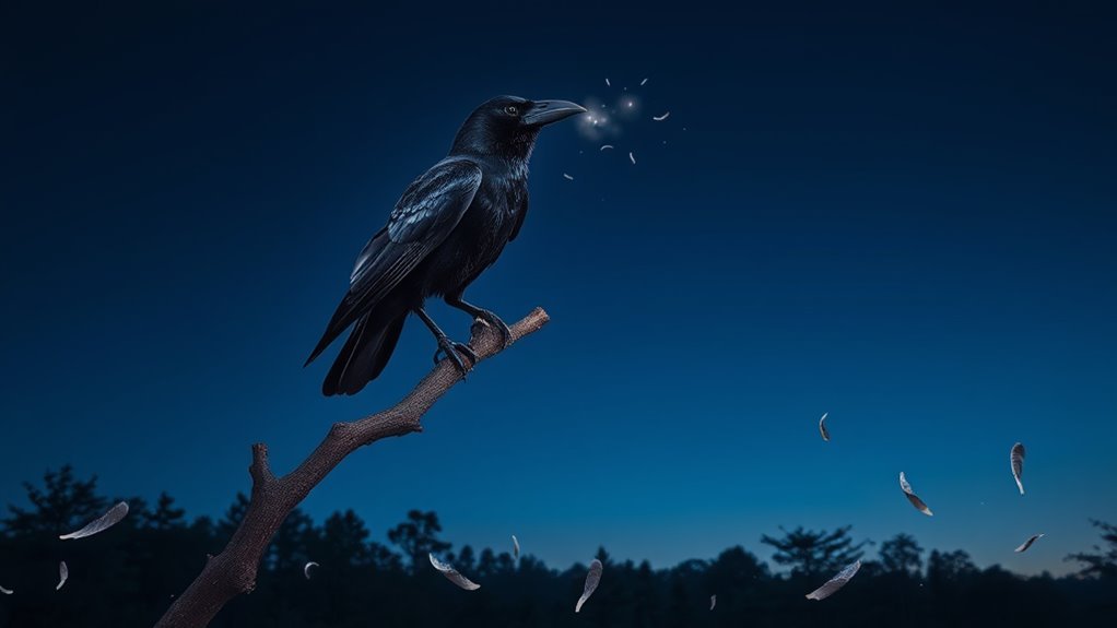 crow cawing spiritual messages