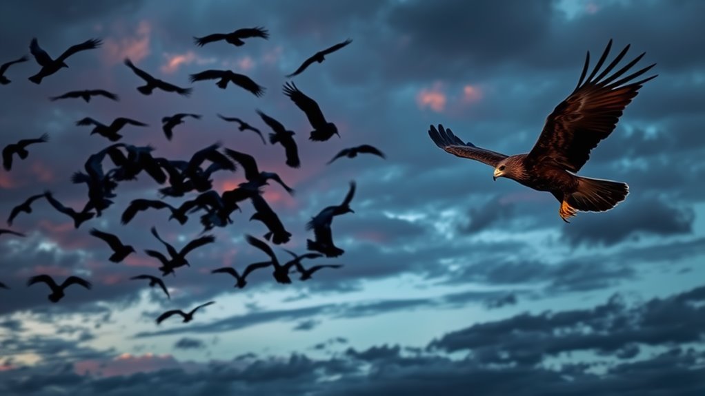 crows symbolize spiritual protection