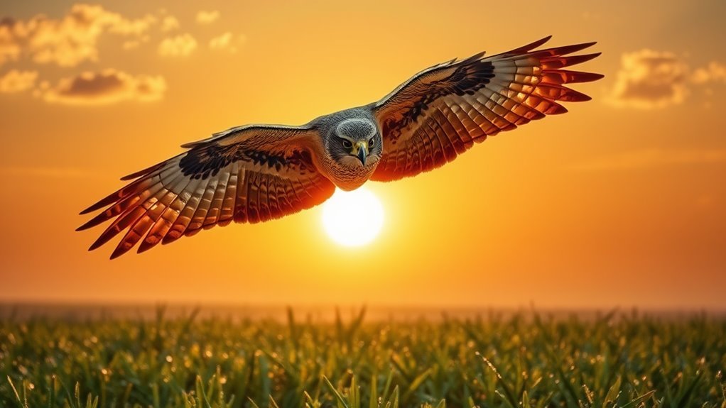 falcons symbolize spiritual guidance