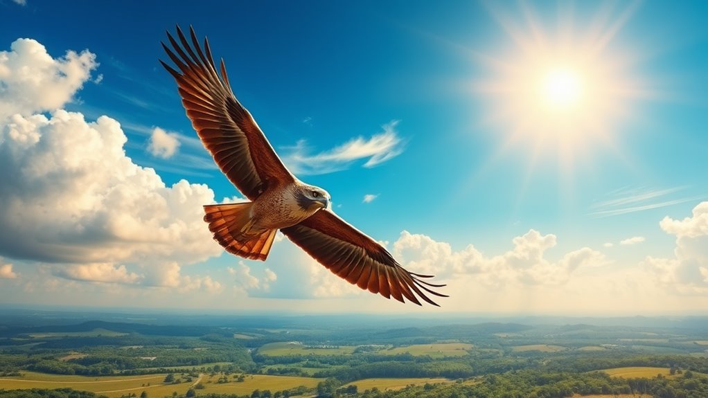 hawks symbolize spiritual guidance