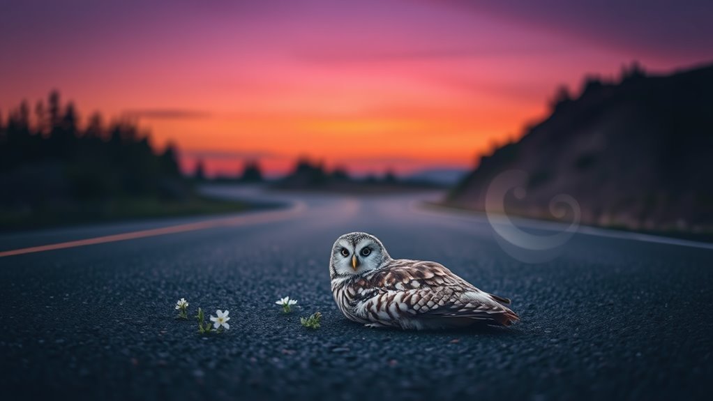 owl hit driving spiritual meanings