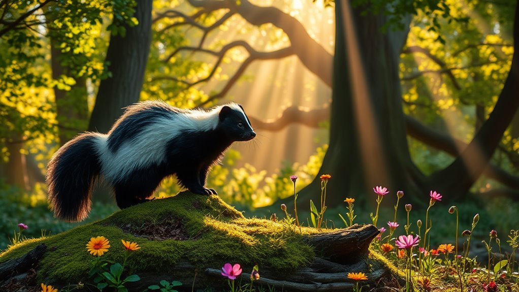 skunks symbolize spiritual messages
