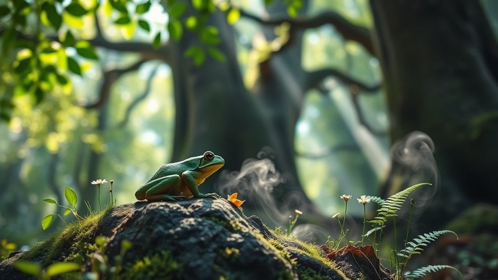 toads symbolize spiritual guidance