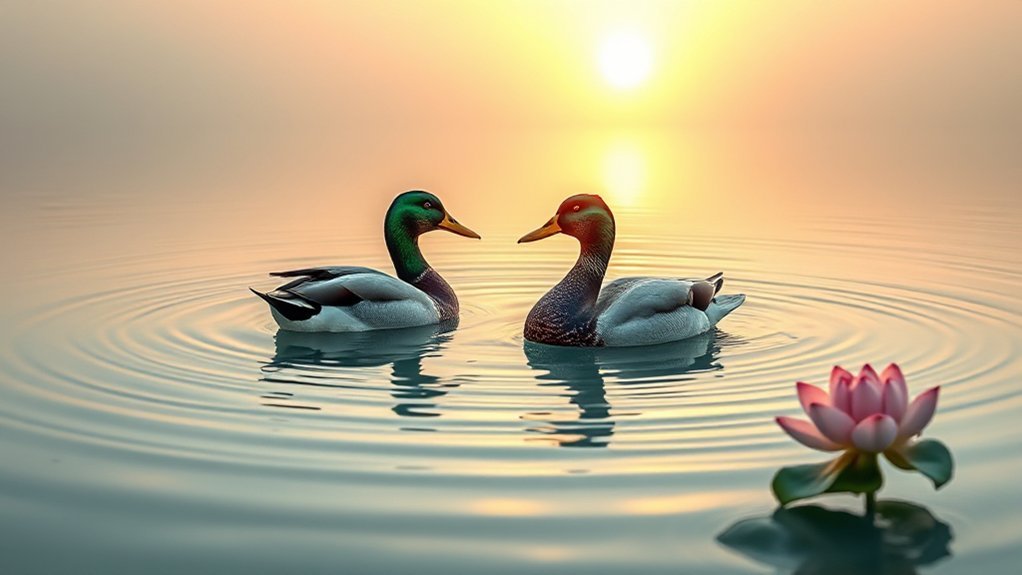 ducks symbolize spiritual guidance