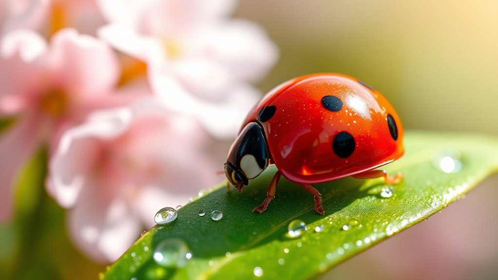 ladybug symbolizes luck and love