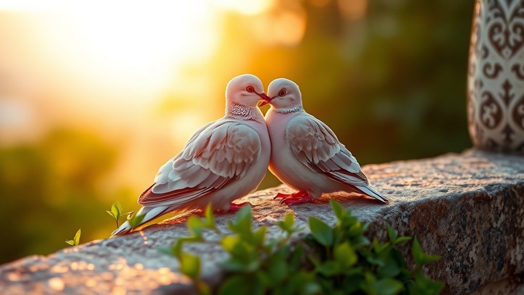 pigeon symbolism love and devotion