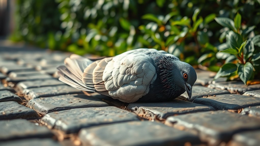 spiritual significance of deceased pigeon