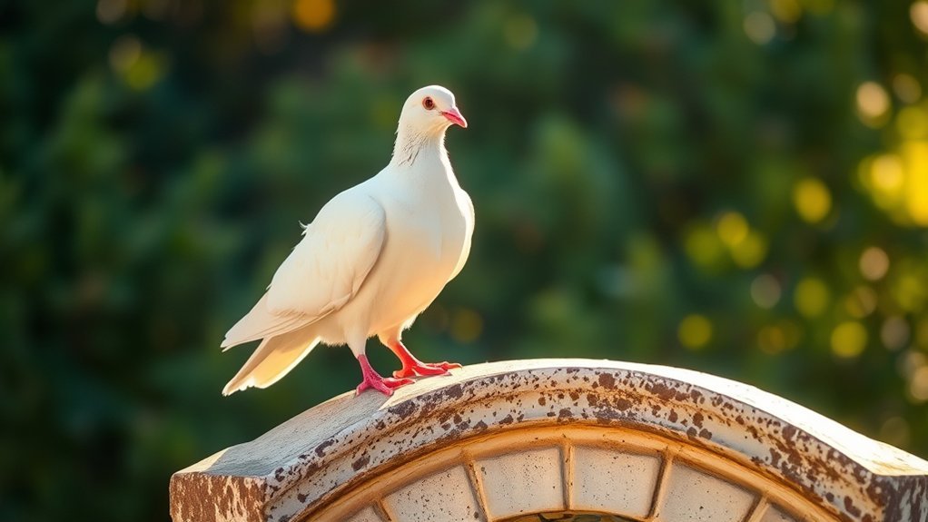 spiritual significance of white pigeons