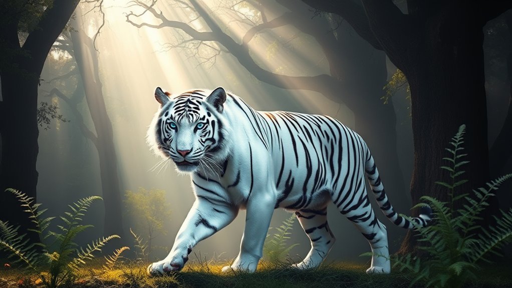 spiritual symbolism of white tiger