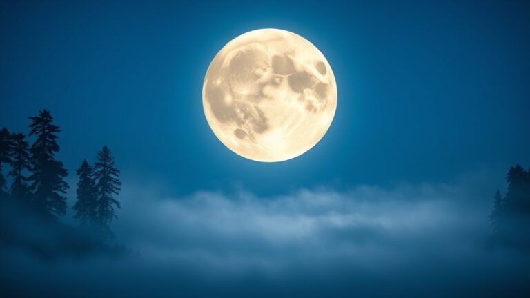 bright june moon illuminates time